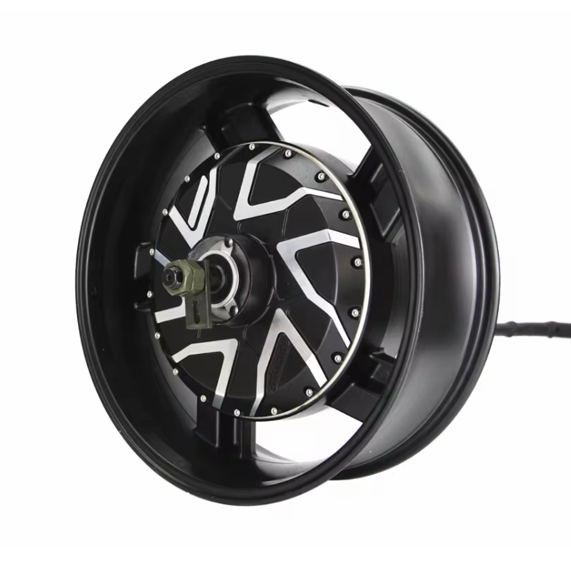 12000W Electric Motorcycle Hub Motor - Motor QS 12000W 17X6.0 Inci V412KW