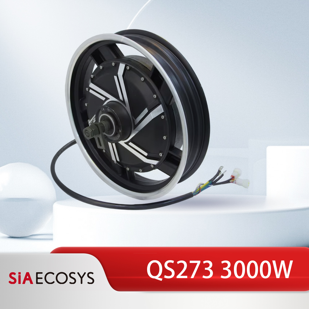 17 Inch Motorcycle Rim Hub Motor 72V - QSMOTOR QS273 17-inci 3000W V3 72V
