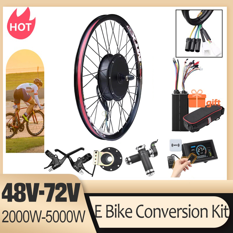 Kit Konversi E-Bike 72V 5000W  - 5000W Hub Motor Kit 72V ulasan dan harga