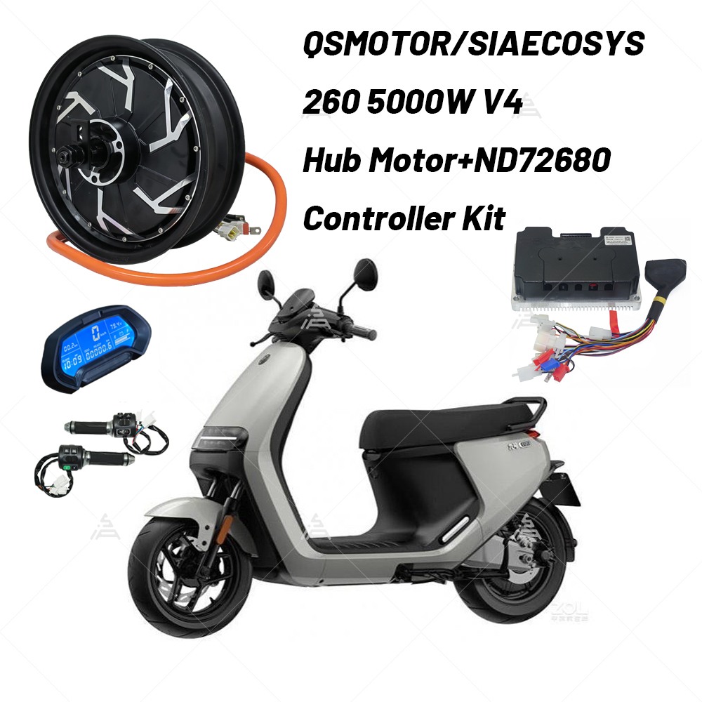 Kit Konversi Motor Hub QS Moto - 5000W Hub Motor Kit 72V ulasan dan harga