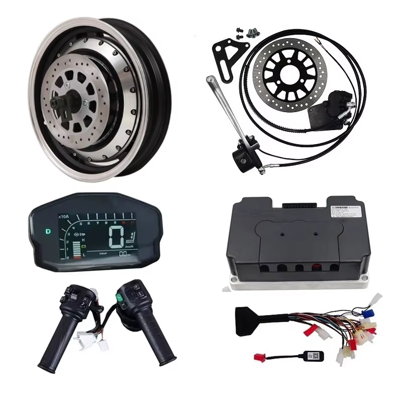 QSMOTOR 5000W 72V 14 Inci Kit  - 5000W Hub Motor Kit 72V ulasan dan harga