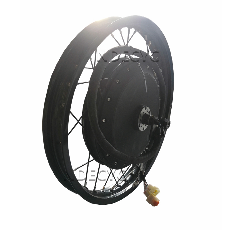 Motor Roda Sepeda Motor Listri - 72V 8000W Brushless Hub Motor ulasan dan harga