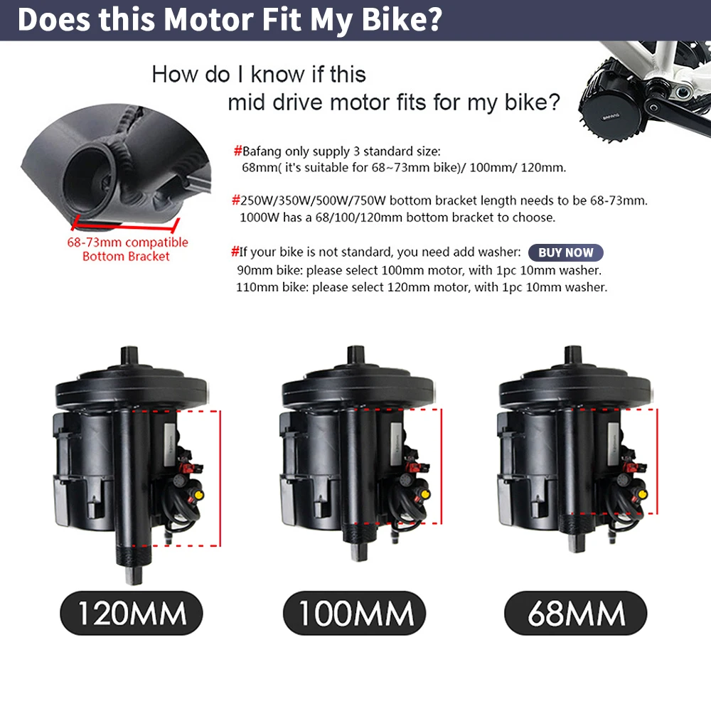 Bafang BBSHD 1000W 48V 68mm Mo - Side Hung Mid Drive Motor Kit ulasan dan harga