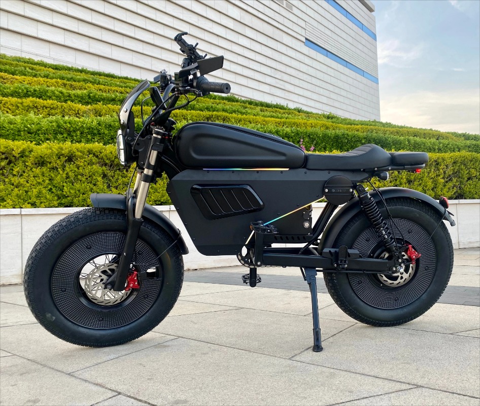 Sepeda Listrik Black Warrior 1 - 48V 1500W Rear Hub Motor With Battery ulasan dan harga