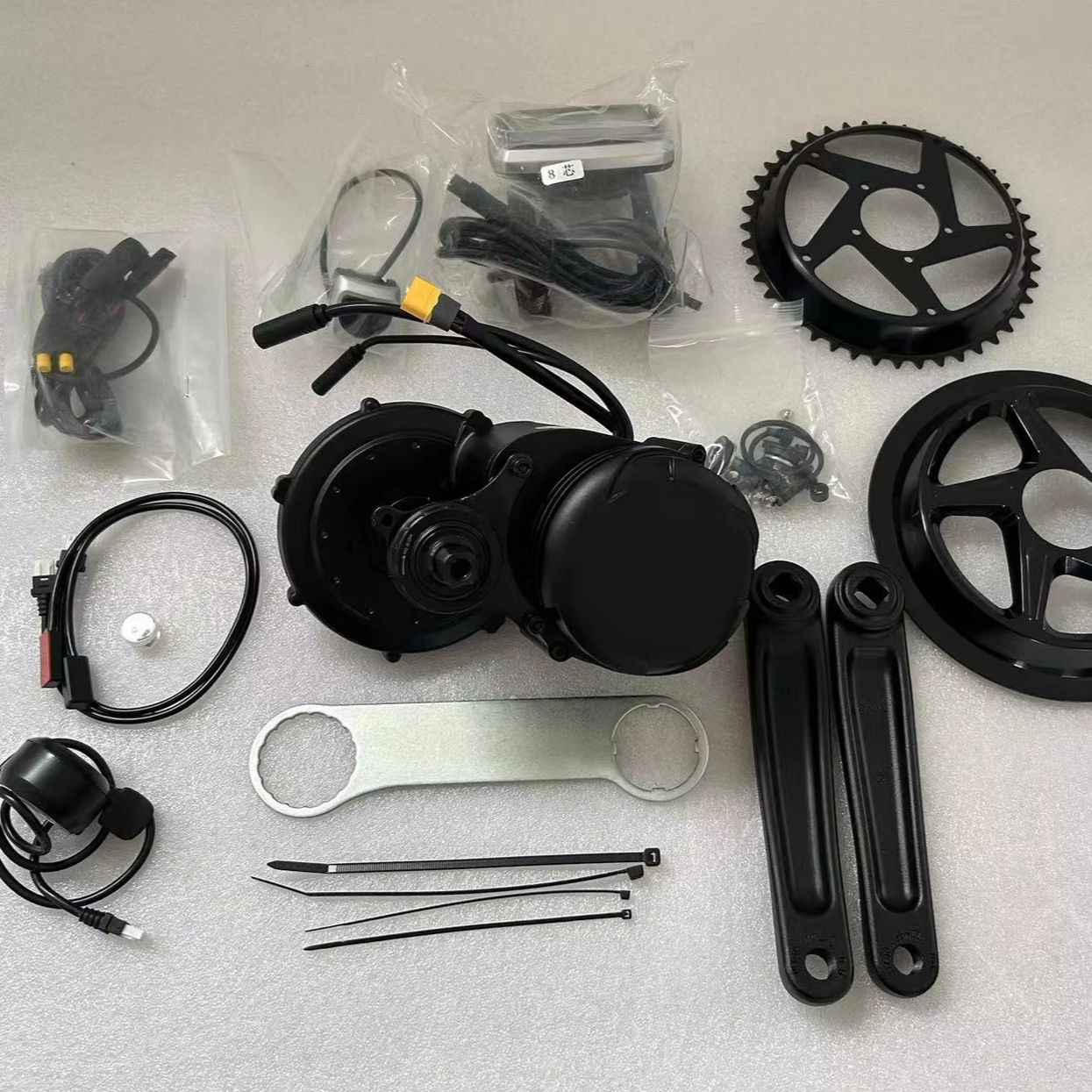 Kit Motor Tengah Sensor Torsi  - Torque Sensor Mid Drive Motor Kit ulasan dan harga